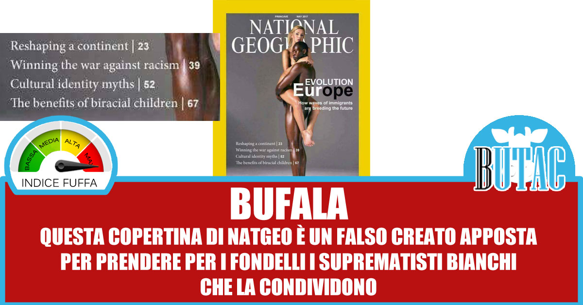 Evolution Europe Fake News E National Geographic BUTAC Bufale Un